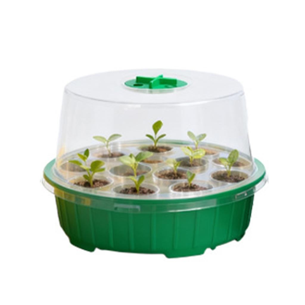 Plant Germination Tray Kit 13 Independent Cells Plant Starter Tray for Vegetable Flower Indoor Gardening