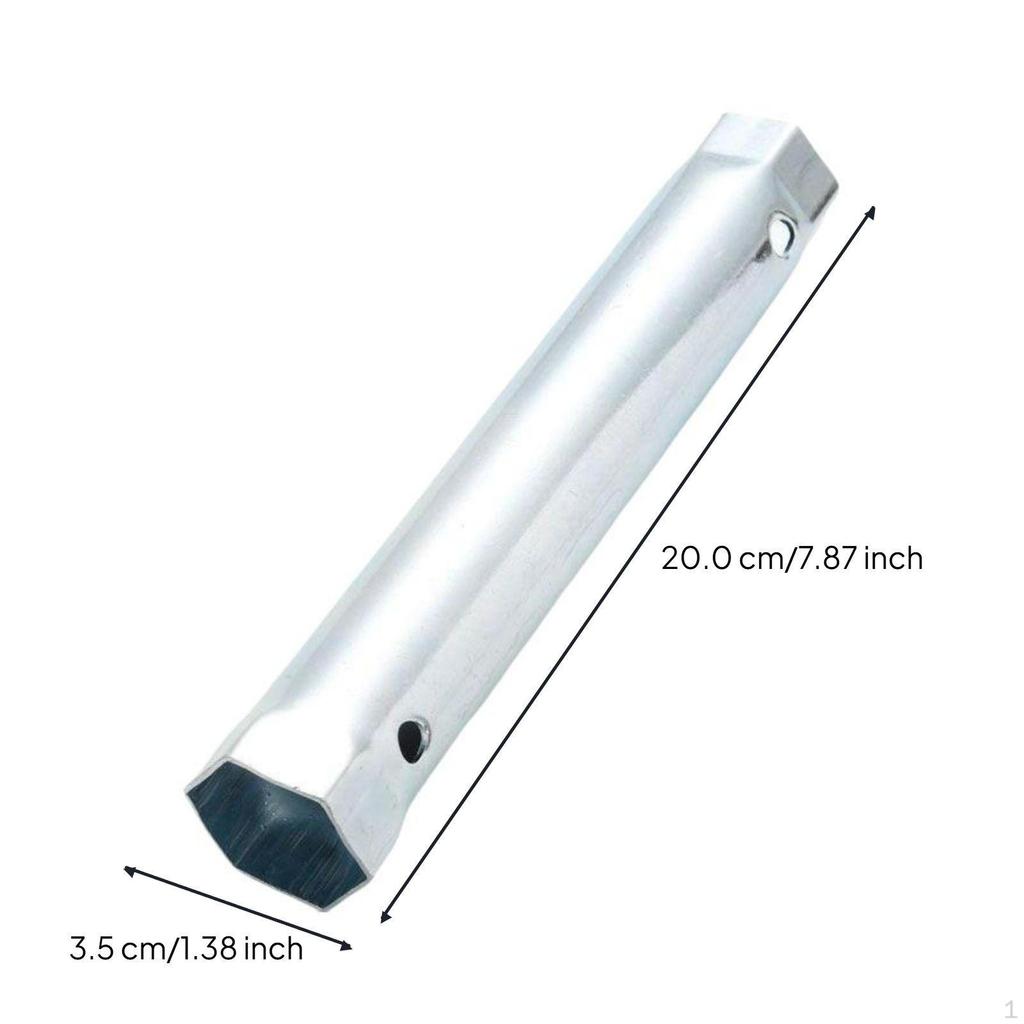Thin Wall Hollow Hex Socket Wrench, Carbon Steel, Automotive Repair Tool 817mm 6piece set Silver