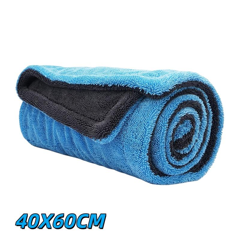 1000GSM Ultra-Thick Drying Towel for Car/Motorcycle Oversized 60x90cm Cleaning Cloth Soft High Absorbent Car Detailing Towels