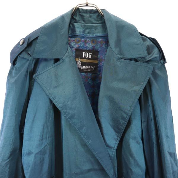 LONDON FOG 80s 90s With liner Long sleeve Long coat 12 Green system Women Used
