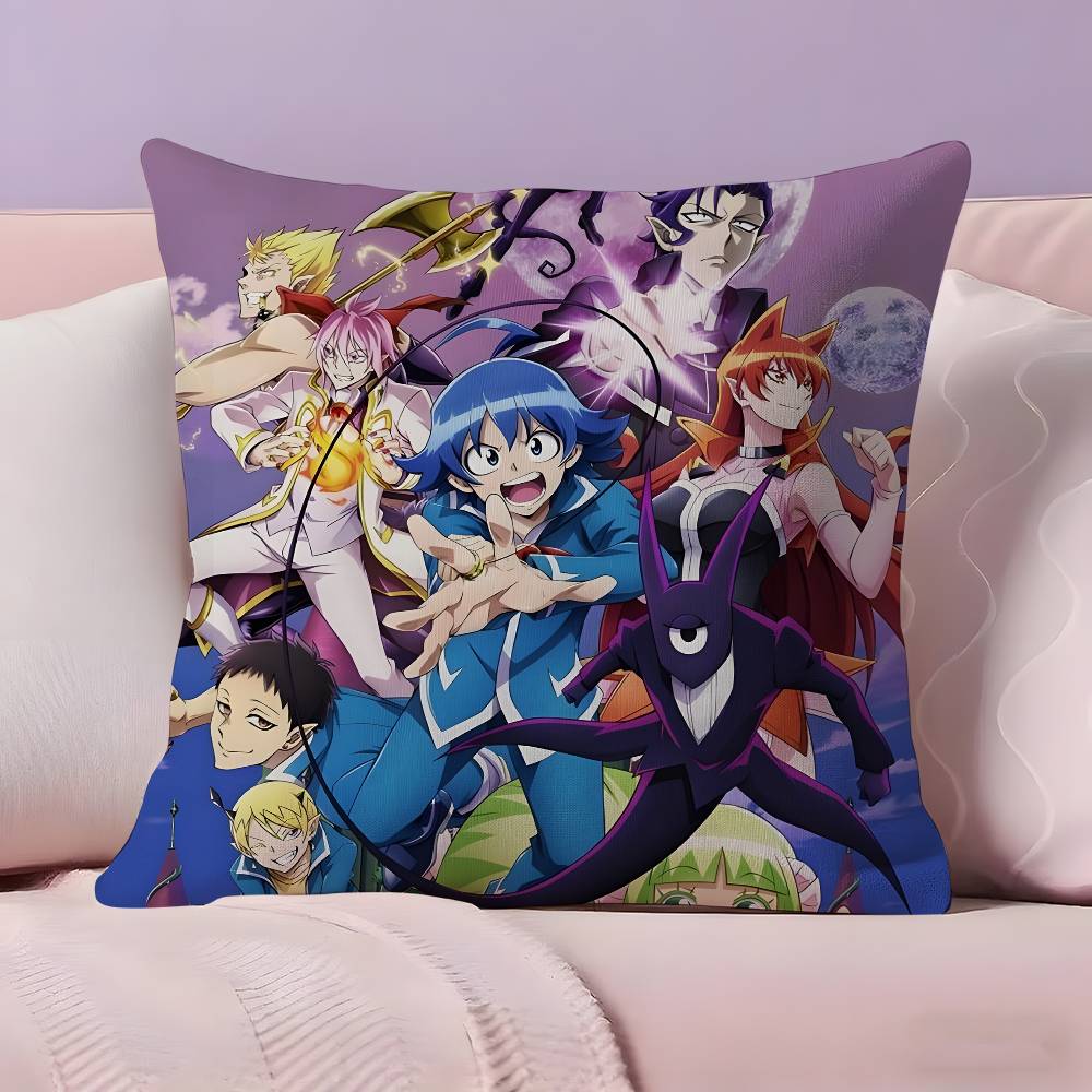Welcome To Demon School Iruma Kun Pillow Case Pillowcase Ultra Soft Skin Friendly Fabric Cloud Like Comfort & Concealed Zipper