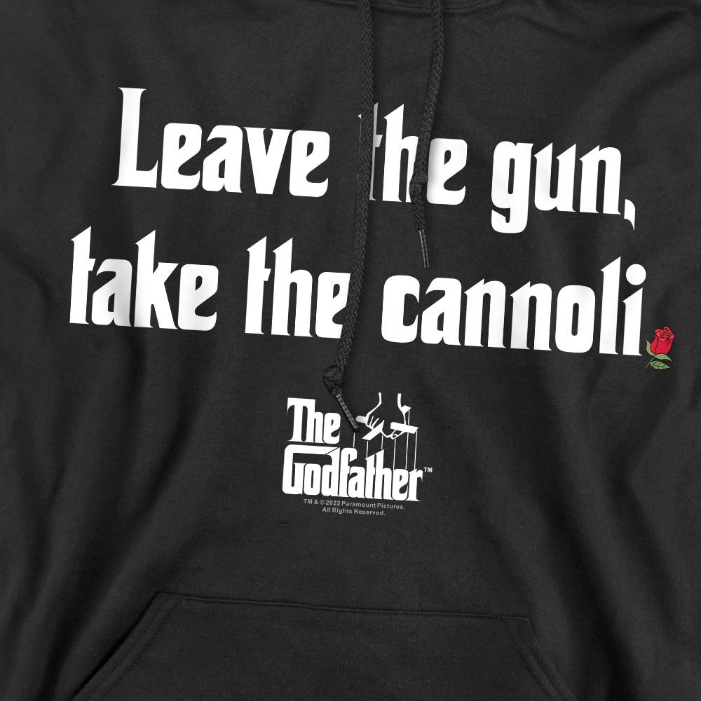 The Godfather Mens Gun Cannoli Hoodie