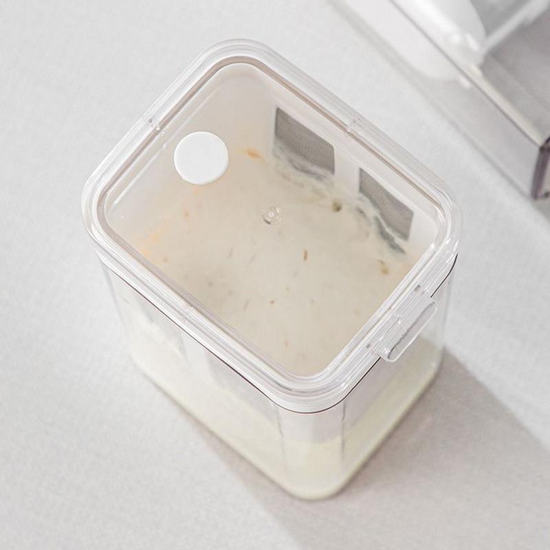 

Yogurt Filter 1800ml Fine Mesh Strainer Kitchen Tools With Fine Mesh Bag Whey Separator For Soybean Milk Fruit Juice Soup Kefir China Mainland