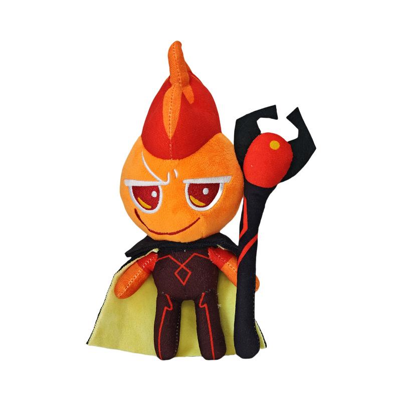 NEW Cookie Run Kingdom Shadow Milk Cookie Plush Doll 25CM Ctue Collectible Soft Stuffed Toy for Fans Christmas Birthday Gift