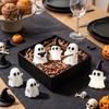 Mini Ghost Figurines for Crafts Halloween Luminous Figurines Glow in The Dark Cute PVC Statues Miniature Statue Micro Landscape Tiered Tray