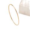 Tri-Color Gold Steel Titanium Women's Bracelet, Minimalist Cross-Border Design, Simple Fashion 18K Gold.