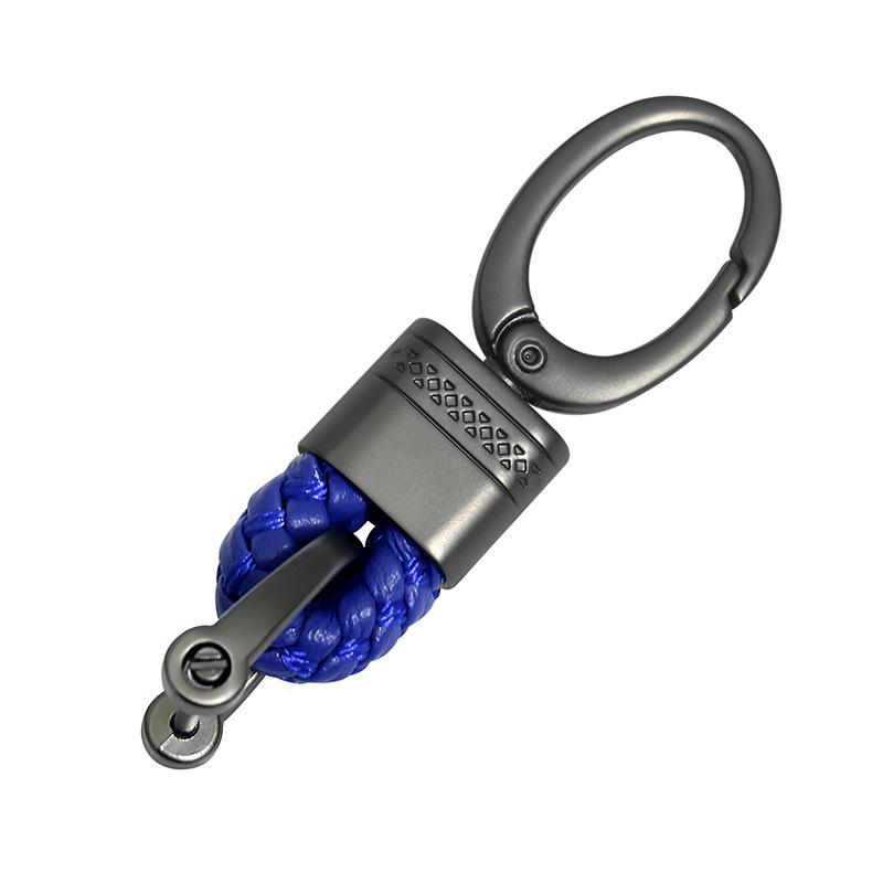 Woven Rope & Metal Keychain Pendant for Students & Couples