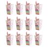12Pcs Mermaid Tail Popcorn Gift Box Candy Party Paperboard Boxes Decorations Supplies Kids Shower Favors Bags Containers