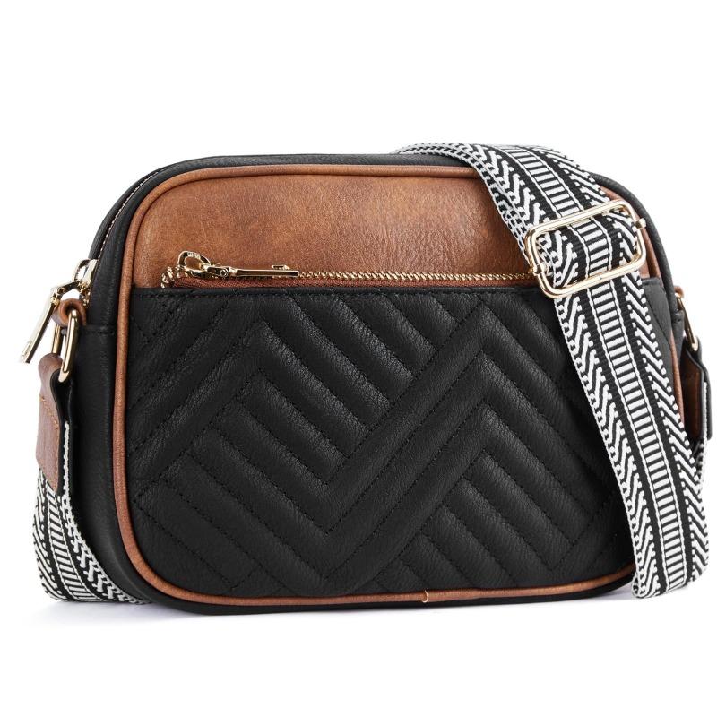 Hot-selling color matching checkerboard plaid messenger bag square bag shoulder bag wallet adjustment shoulder strap