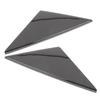 Well 1Pair Car Front Door Mirror Triangle Trim Panel Corner Cover For  A7 RS7 Sportback 2011-2017 4G8837637A 4G8837638A