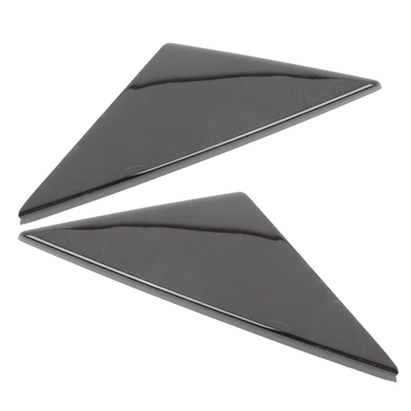 Well 1Pair Car Front Door Mirror Triangle Trim Panel Corner Cover For A7 RS7 Sportback 2011-2017 4G8837637A 4G8837638A
