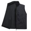 New Autumn and Winter Vest Men's Earthy Outdoor Leisure Middle-aged and Young People Plus Velvet Fishing Vest Vest Horse Clip Sports Jacket Men