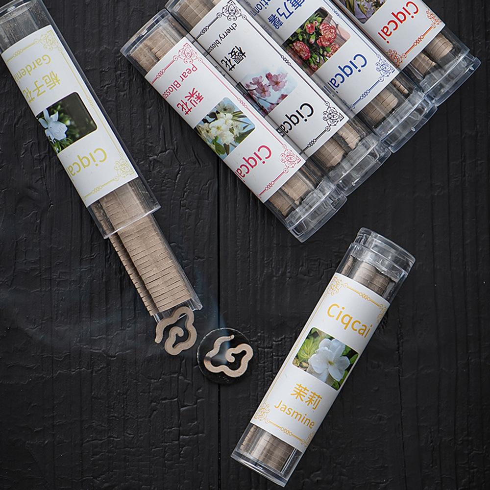 Special Shape 42pcs/tube Incense, Natural Jasmine Lavender Sandalwood Mini Incense for Yoga Meditation, Reed Diffuser Fragrance