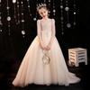 Children’s Puffy Tulle Flower Girl Princess Dress for Evening & Piano Performance