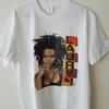 T-shirt Lauryn Hill Taille M vintage Lavé Décontracté vêtements de designer Doux Extensible Élégant streetwear graphique Polyvalent Unisexe