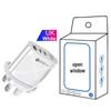 58W Dual Fast Charger with 2PD + QC3.0 - EU, US, UK, KR, AU Plug Options