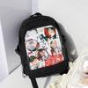 Daily Transparent Badge Y2K Ulzzang Ita Bag for Girls Harajuku Women's Beautiful Kawaii Backpack Casual Sweet Cute School Bag