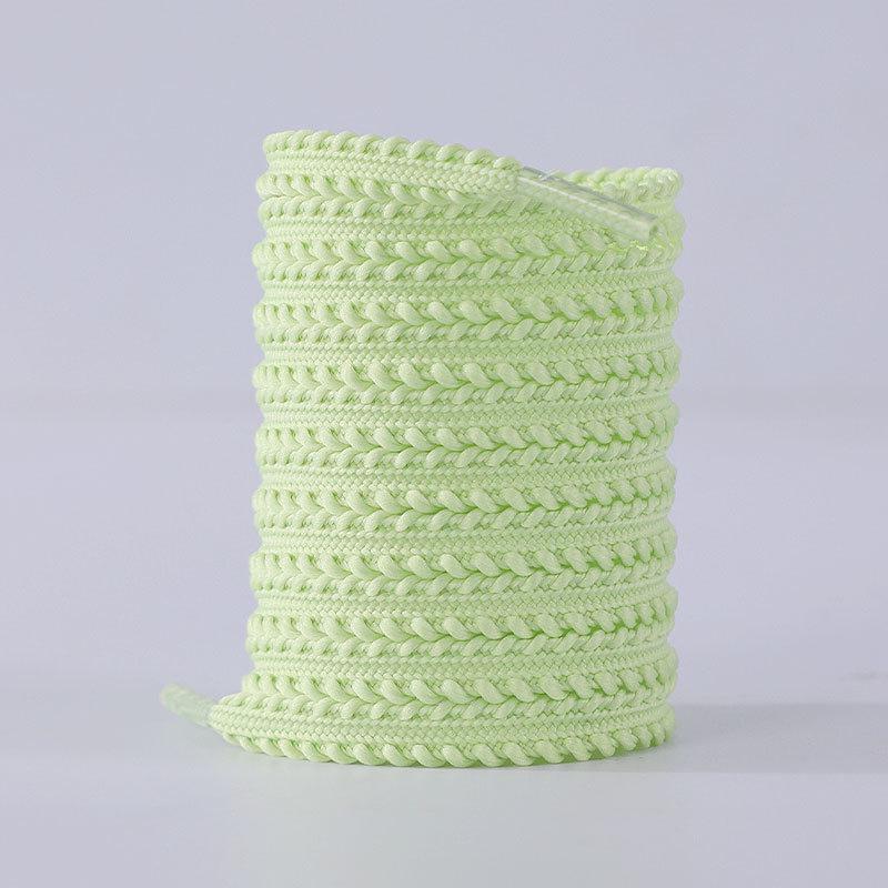 Sonic 1112 Black & White Elastic Flat Sports Shoe Laces