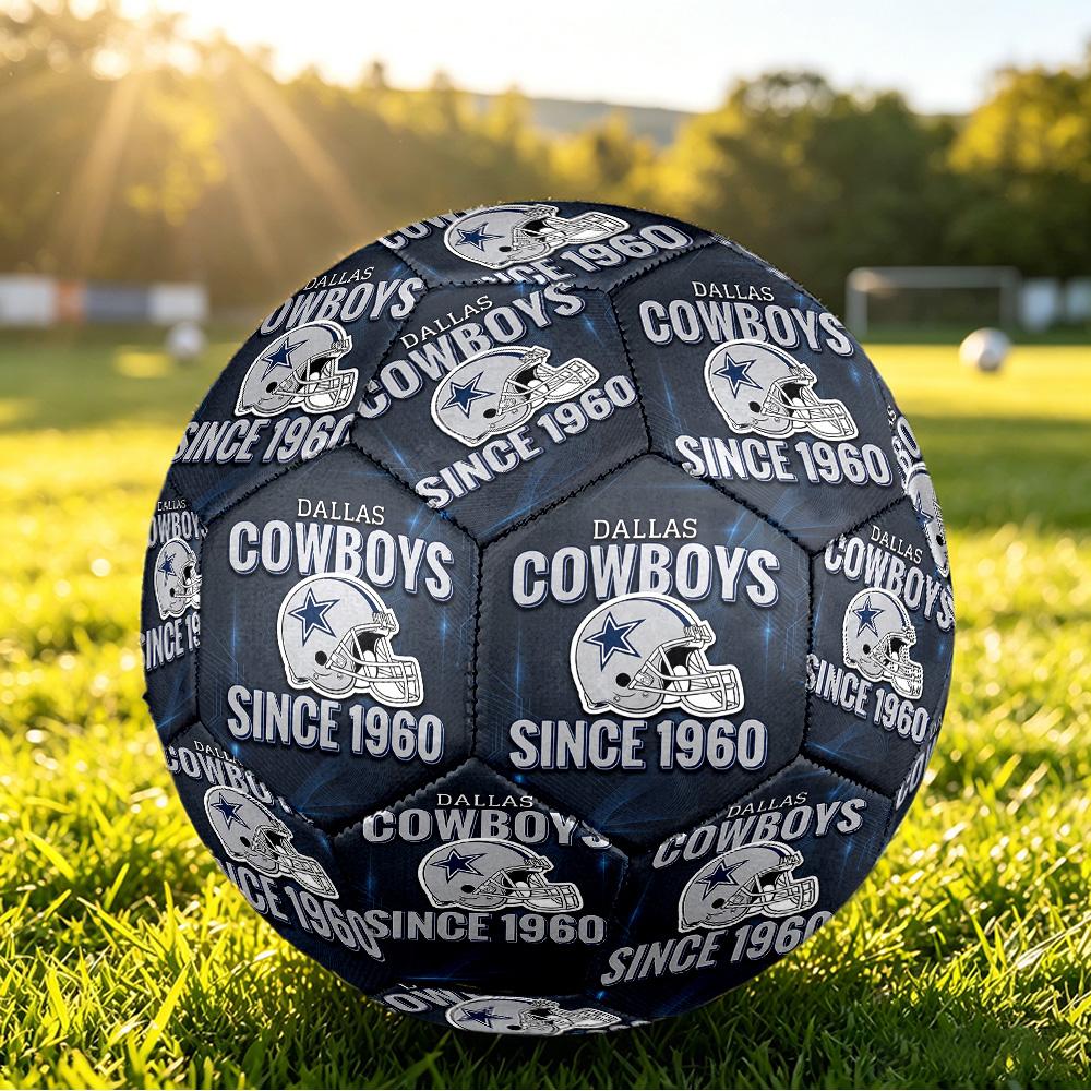 Dallas Cowboys Size 5 Sports Training Ball Shock Absorbing Durable Ball For Match Daily Practice Outdoor Activities