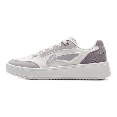 LiNing Yuan Bao V3 Classic Fashion White Sneakers Retro Versatile Thick Sole Comfortable Non-Slip Wear-Resistant Low-Top Skate Shoes AGCV108-1