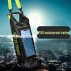 Dual-Function PVC Waterproof Phone Bag for Swimming and Diving, Touchscreen Compatible