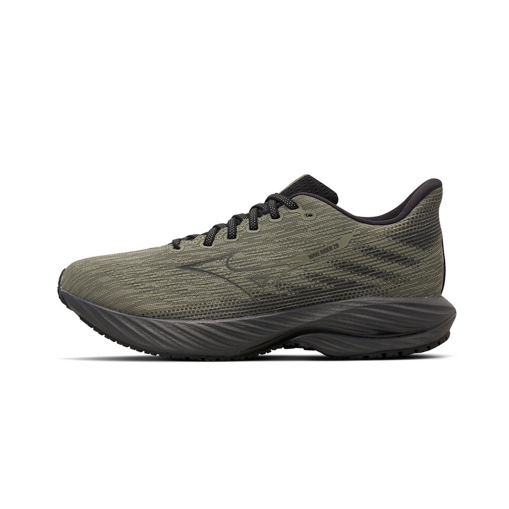 Mizuno Wave Rider 28 Comfortable Simple Rebound Durable Low-Top Running Shoes Unisex Running Shoes Green J1GC240559
