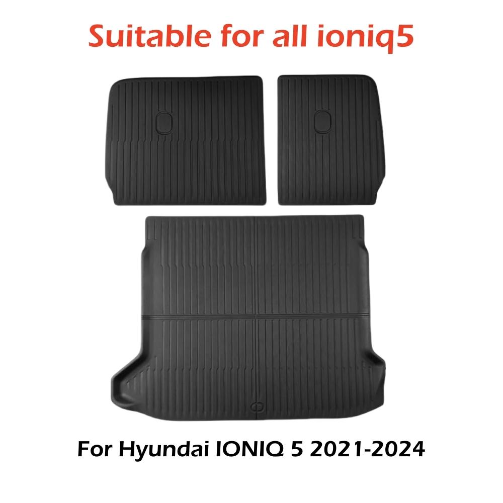 

Для Hyundai IONIQ 5 2025-2025 Коврики для пола Коврик для багажа Пользовательский напольный коврик для багажника Всепогодная защита Коврики для пола Водонепроницаемые