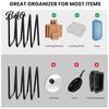 Space Saving Cookware Holder Metal Cutting Board for Kitchen Countertop, Multi?Slot Organizer Stand Pot Lid Rack Chopping Boards, Lids, Bakeware