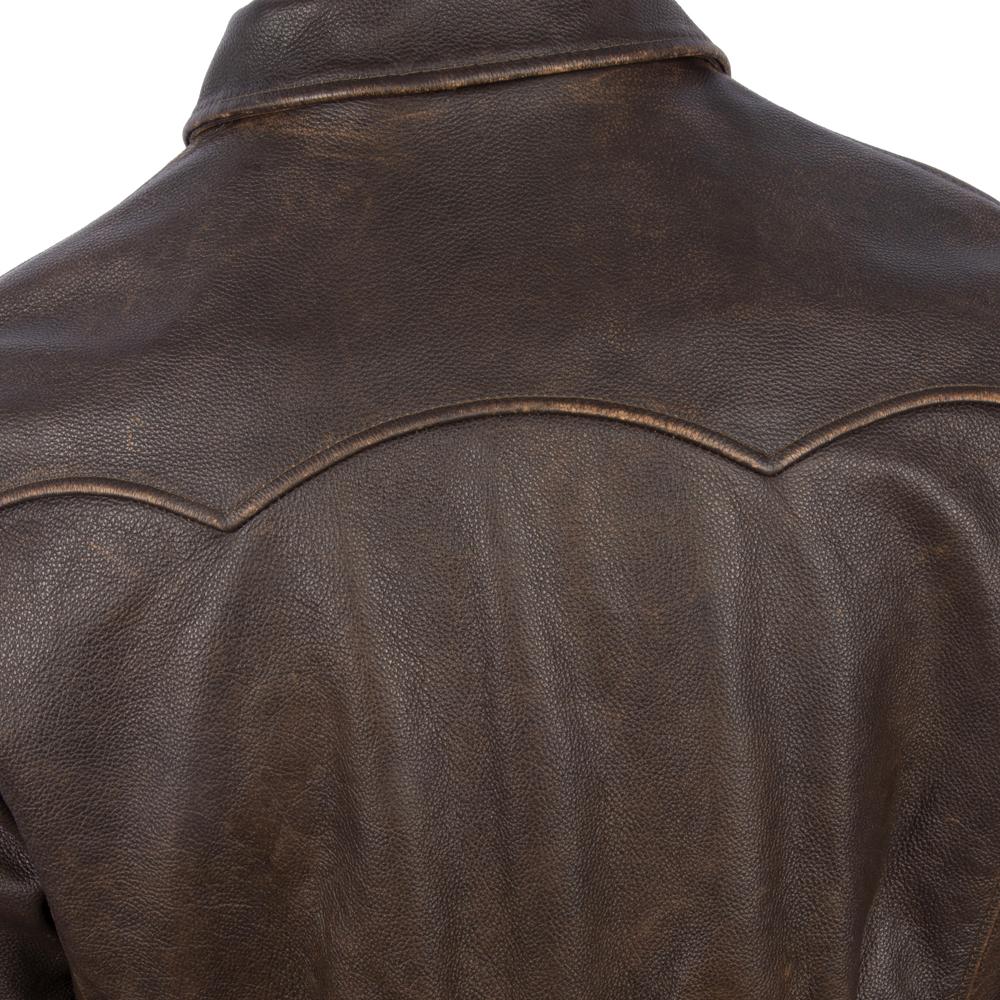 1930 Vintage Yellow Brown Genuine Cow Men Leather Jacket Men's Coat Biker Jacket Slim Fit Spring Autumn