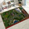 Retro Heroes of Might and Magic Map Games Art Rug for Bedroom Living Room Sofa Home Doormat Decor,Large Kids Non-slip Floor Mat