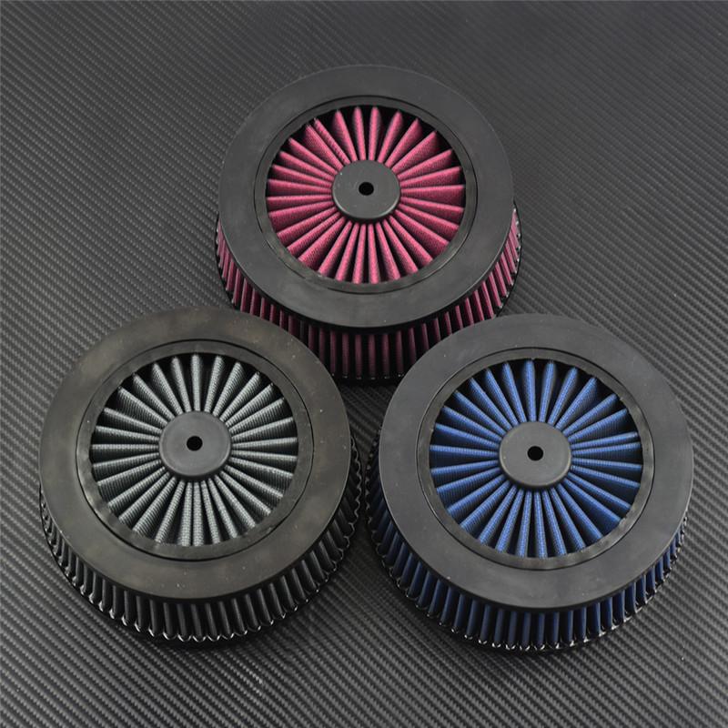 1PC Motorcycle CNC Replacement Air Cleaner Intake Filter System Inner Element For Harley Sportster XL Touring Softail Dyna FXDLS