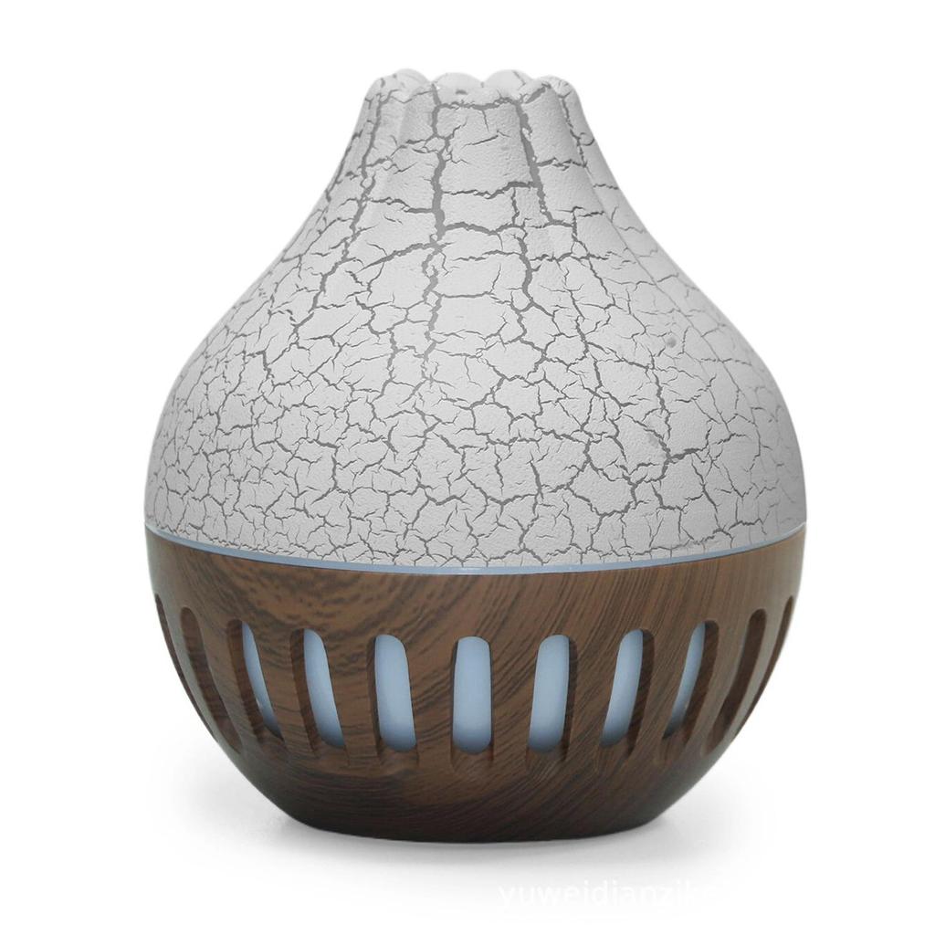 USB Crack Hollow Night Light Humidifier - 5V Mini Air Humidifier for Home and Office