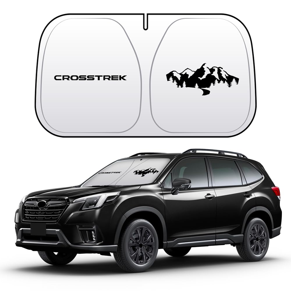 Subaru Windshield Sunshade for Subaru Sporty Style Sunshade UV Car Subaru Crosstrek Interior Easy Storage Bag Included Crosstrek, Curtain, Protection,