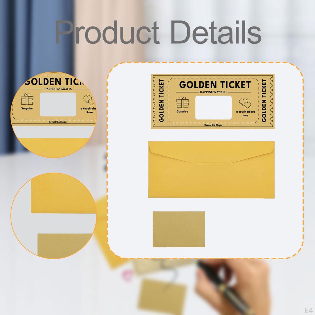 2 Pieces Scratch Off Cards with Envelopes for Boyfriend Girlfriend Party Favors Reveal