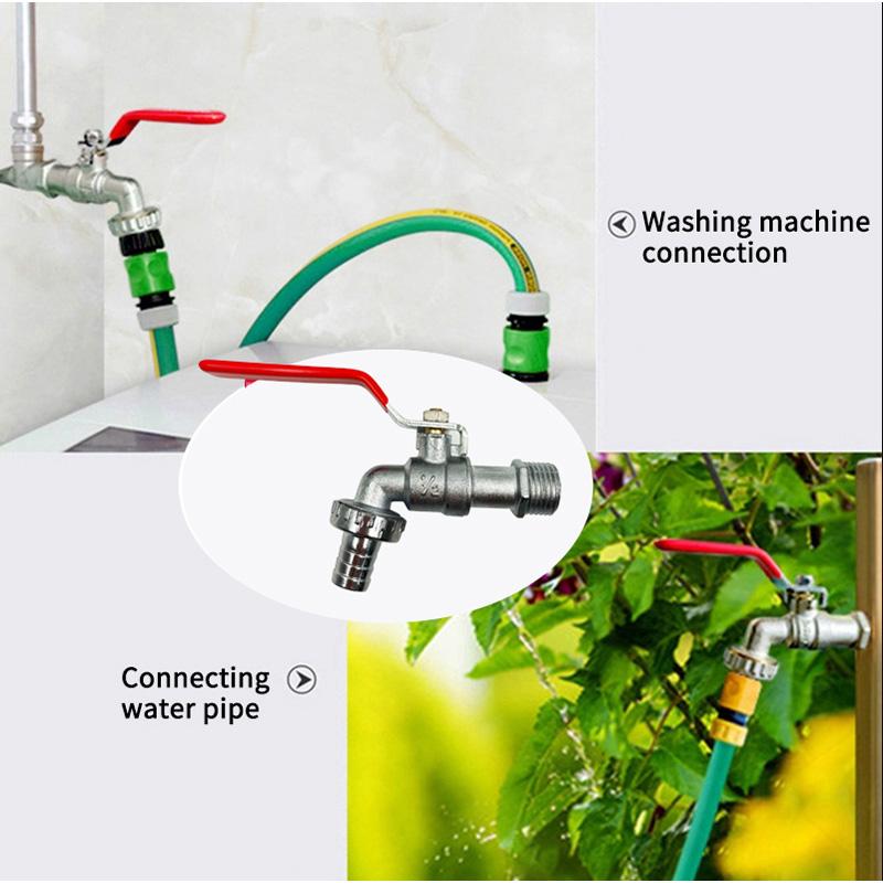 1/2inch Garden Irrigation Brass Faucet Water Tap Single Outlet Valve Replacement Antifreeze Outdoor Balcony Accessories
