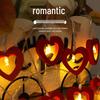Heart-Shaped LED String Lights: Valentine's, Wedding & Christmas Decor