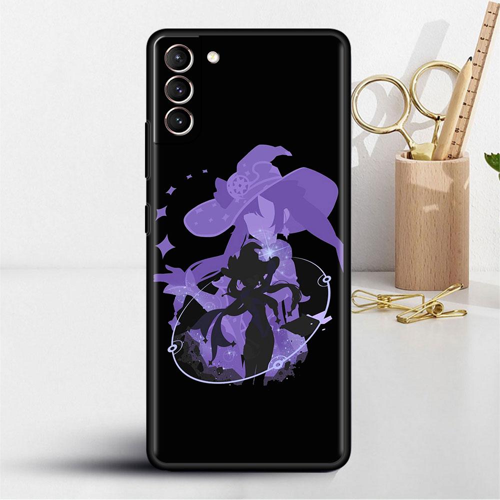 Case For Samsung Galaxy S20 S22 Ultra S21 FE S10 S9 Plus Note 20 10 Lite 9 Soft Phone Cover Shell Anime Genshin Impact Cool