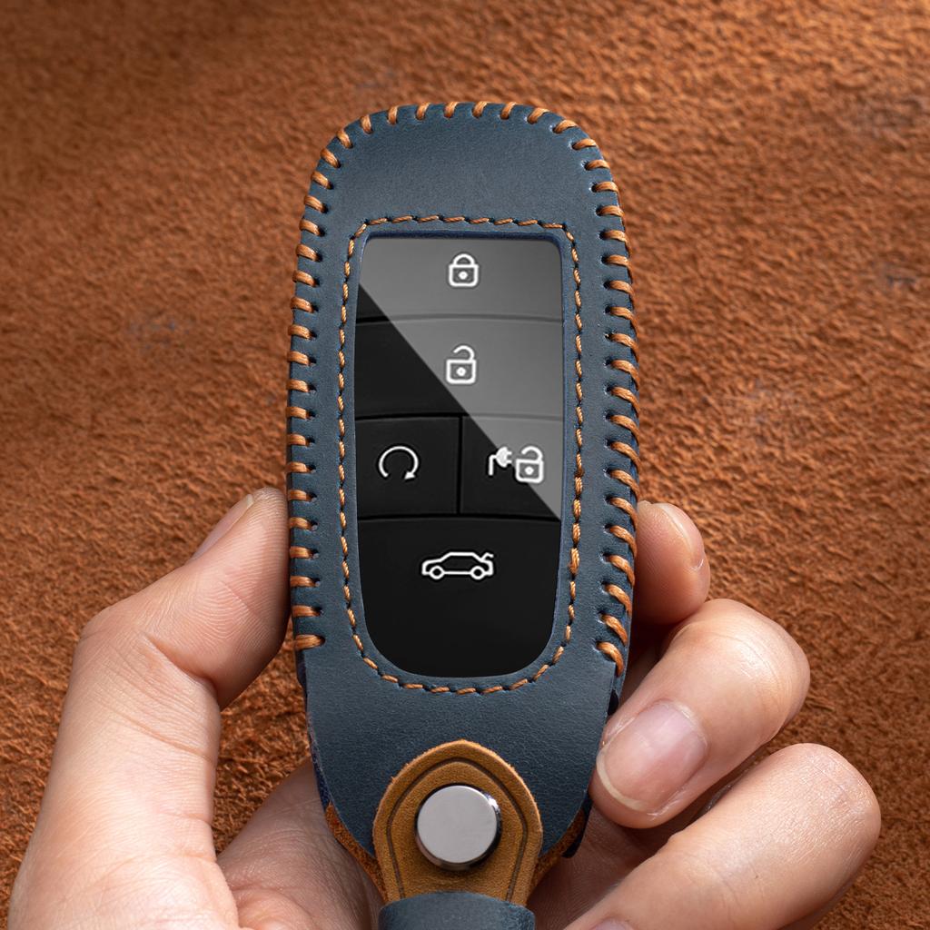 Premium Grade Auto Key Fob Cover Case Fit For Gac New Energy Trumpchi Ga6 Gm6 Aion S V Y Lx Gs7 Gs8 Gs5 Gm8 Key Ring Auto Accessories