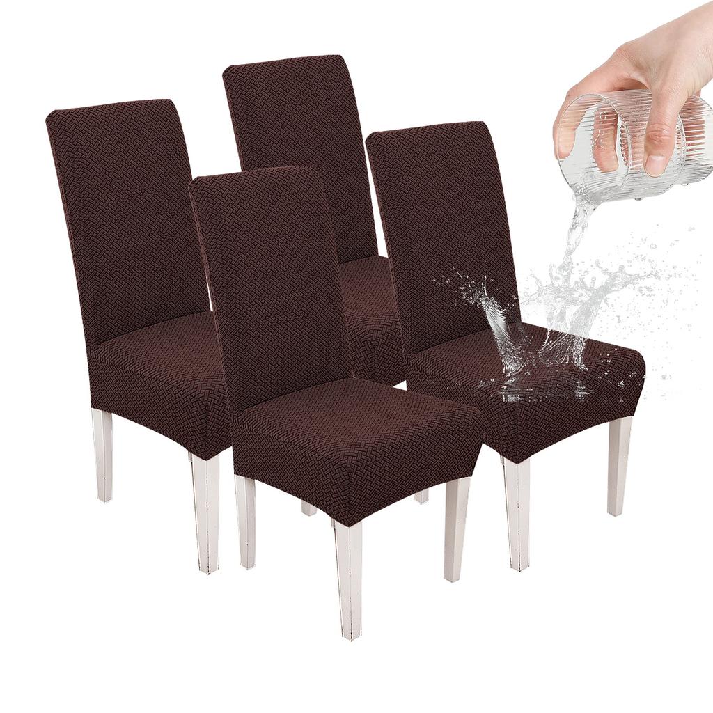 Capa de Cadeira Jacquard para Casa com Película de TPU 100% Impermeável Elástica Universal Lavável e Anti-Manchas