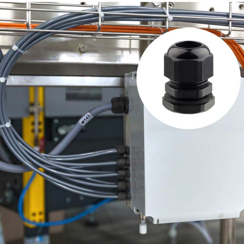 Waterproof Wire Connector 50 Pieces Cable Grommets Cord Connector Wire Cable Gland Cable Gland Joints With Storage Box For