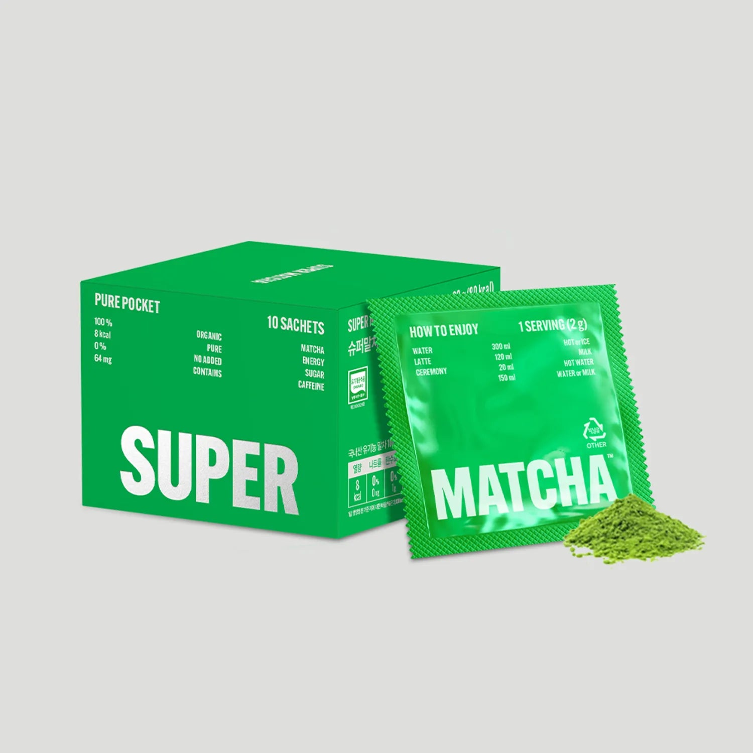 SUPER MATCHA Pure Pocket 10ea (20g) 20g