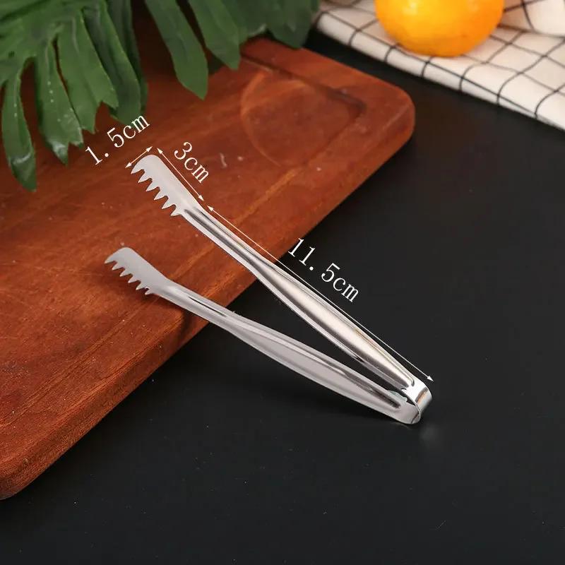 Dropshipping Stainless Steel Non-stick Kitchen BBQ Tongs Smart Grill Meat Food Clip Cooking Clamp Gold/Silver Accessories