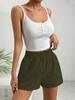 European Fashion Women's Solid Color Loose Casual Shorts (2026)