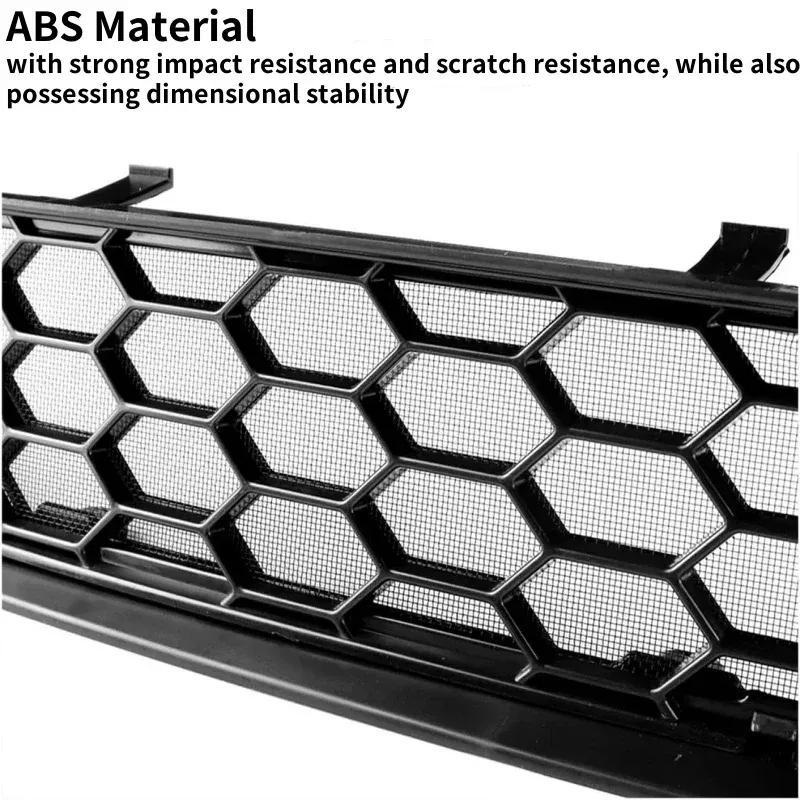 For Tesla Model 3 Highland 2024-2025 Model Y Juniper 2025 ABS Front Grill Guard Mesh Air Inlet Vent Cover Car Bumper Accessories
