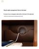 Solid Wood Ultra-Narrow Bedside Table with Storage