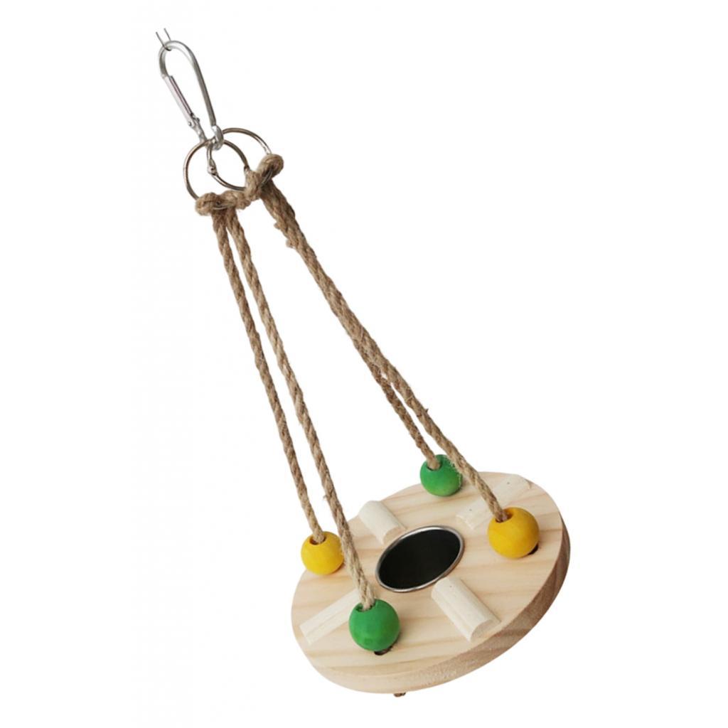 Bird Chewing Swing Toy Exercise Pet Supplies Claws Wooden Standing Toys, Parrot Toys for