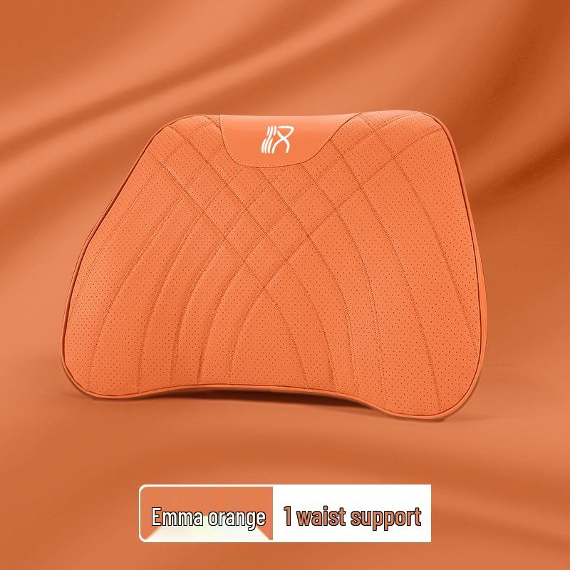 BYD Han Neck & Lumbar Support Set: Universal Headrest Pillow for Dolphin, Seagull, Seal, Song, Qin Plus - All-Season Comfort