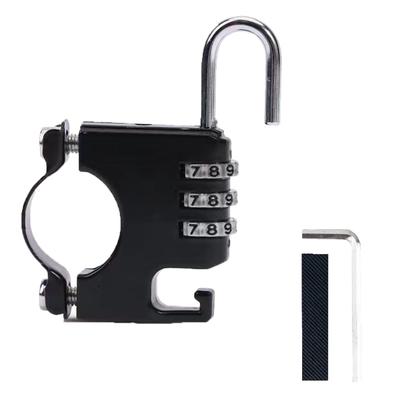 Samcos Motorcycle Helmet Lock, Helmet Holder, 1 Set, Multi-functional, Universal Holder, Anti-Theft, Motorcycle, Electric