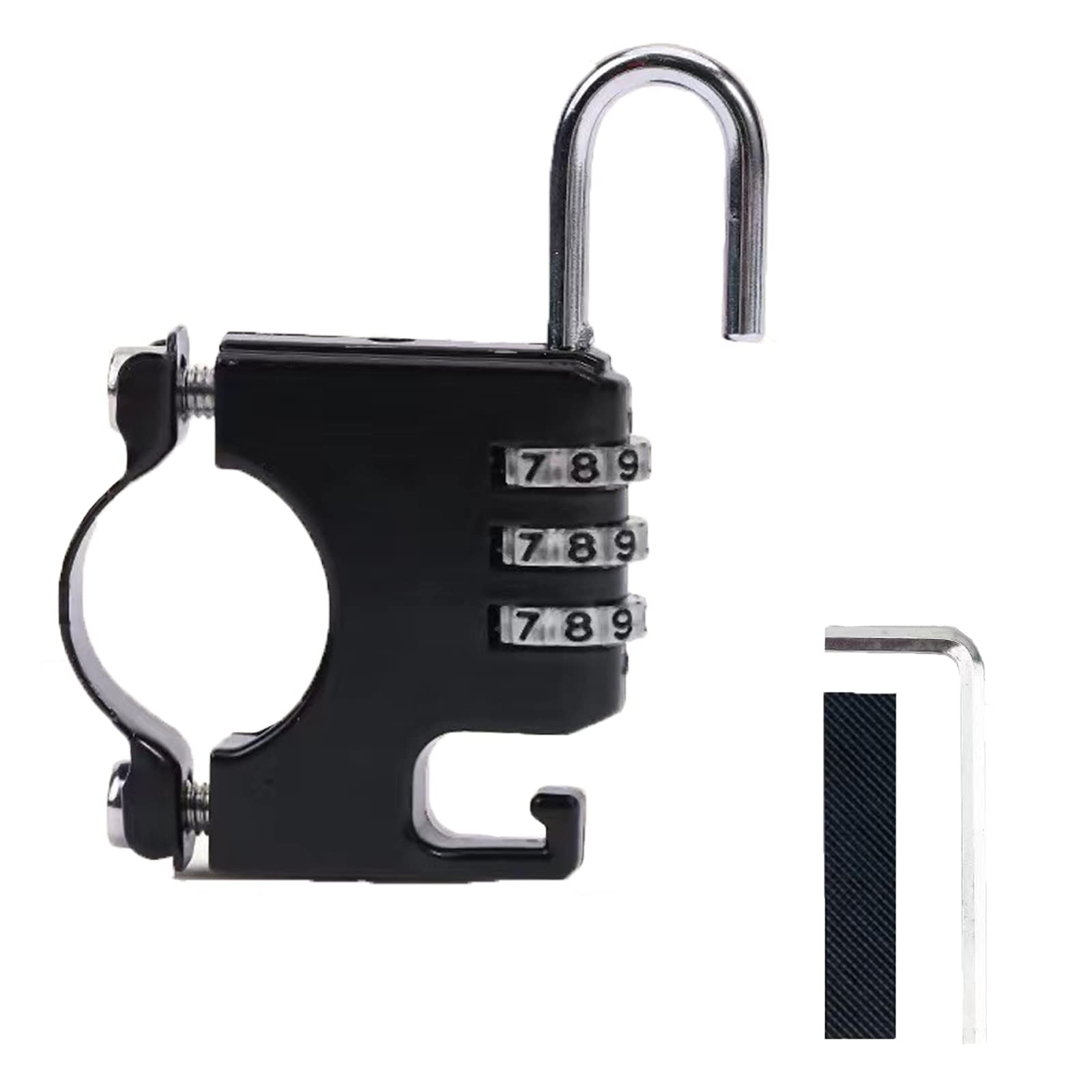 

Samcos Motorcycle Helmet Lock, Helmet Holder, 1 Set, Multi-functional, Universal Holder, Anti-Theft, Motorcycle, Electric