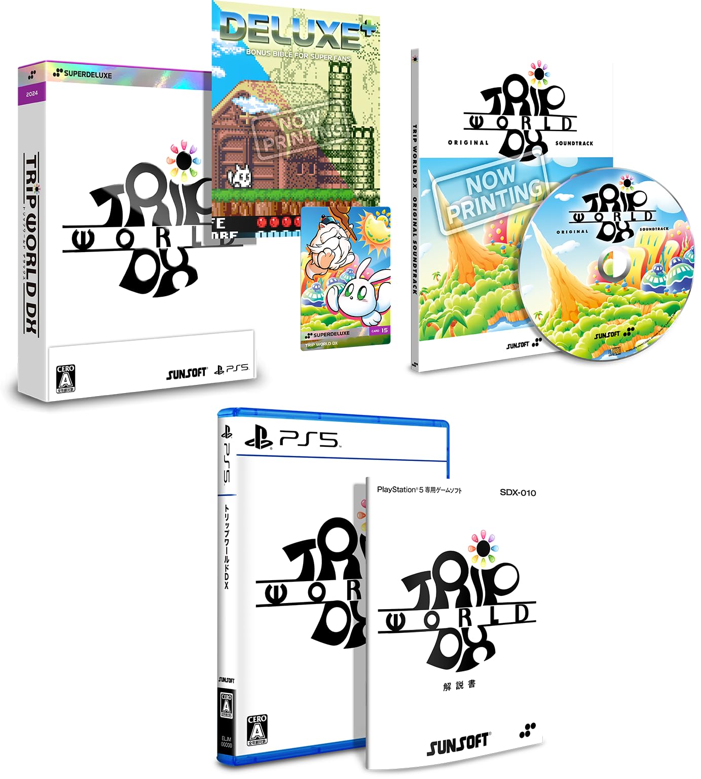 

Trip World DX DELUXE EDITION Стандартная версия мини-журнала с фонограммой, в комплекте CD - PS5 [Бонус] программное обеспечение, трехсторонний футляр, карточка,